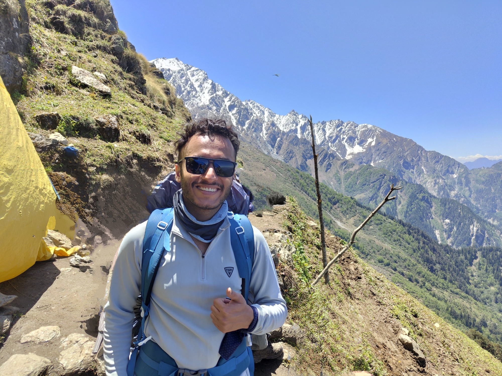 Akhilesh Kejriwal on a Himalayan trek